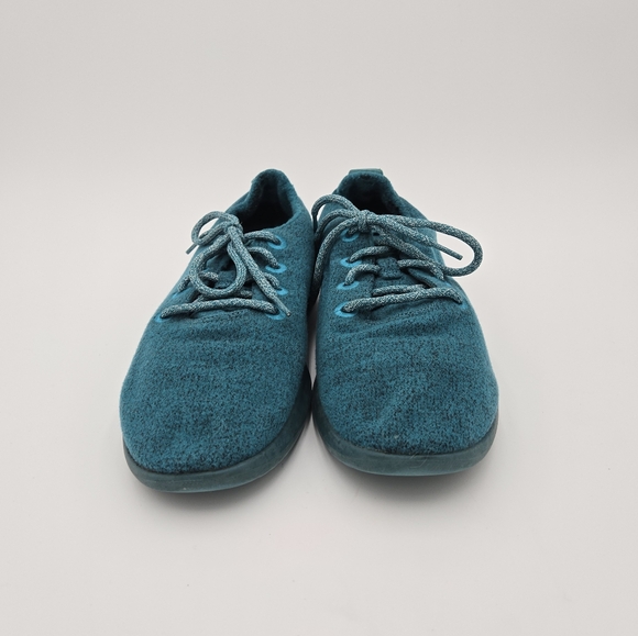 ALLBIRDS Mens Merino Wool Runner Teal Sneakers Size 12 - Picture 3 of 7